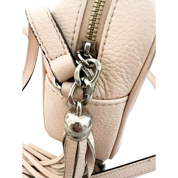 VALENTINO BY MARIO VALENTINO MIA Blush Pink SIGNATURE LEATHER CROSSBODY Bag - Picture 11 of 15